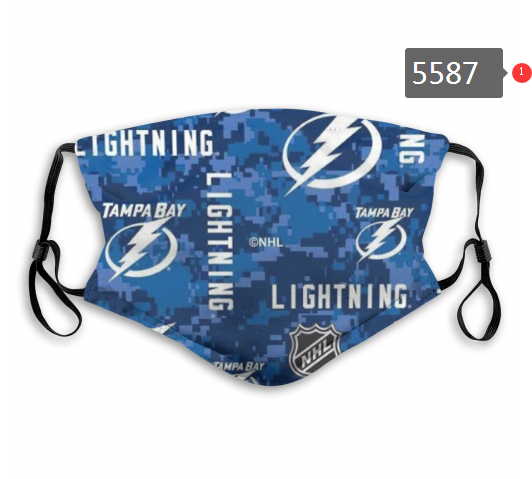 2020 NHL Tampa Bay Lightning Dust mask with filter